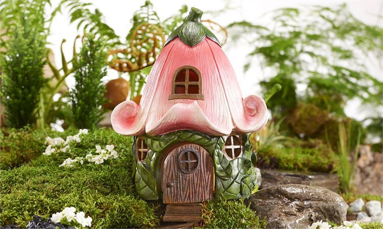 Flower Roof Fairy House