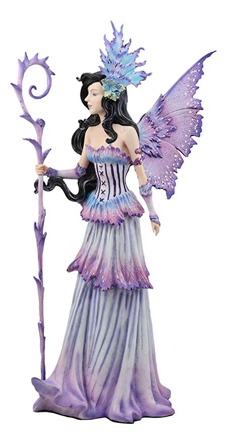 Spring Lavender Fairy Figurine