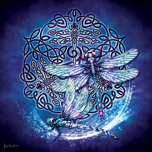 Celtic Dragonfly Jigsaw Puzzle - 1000 pc