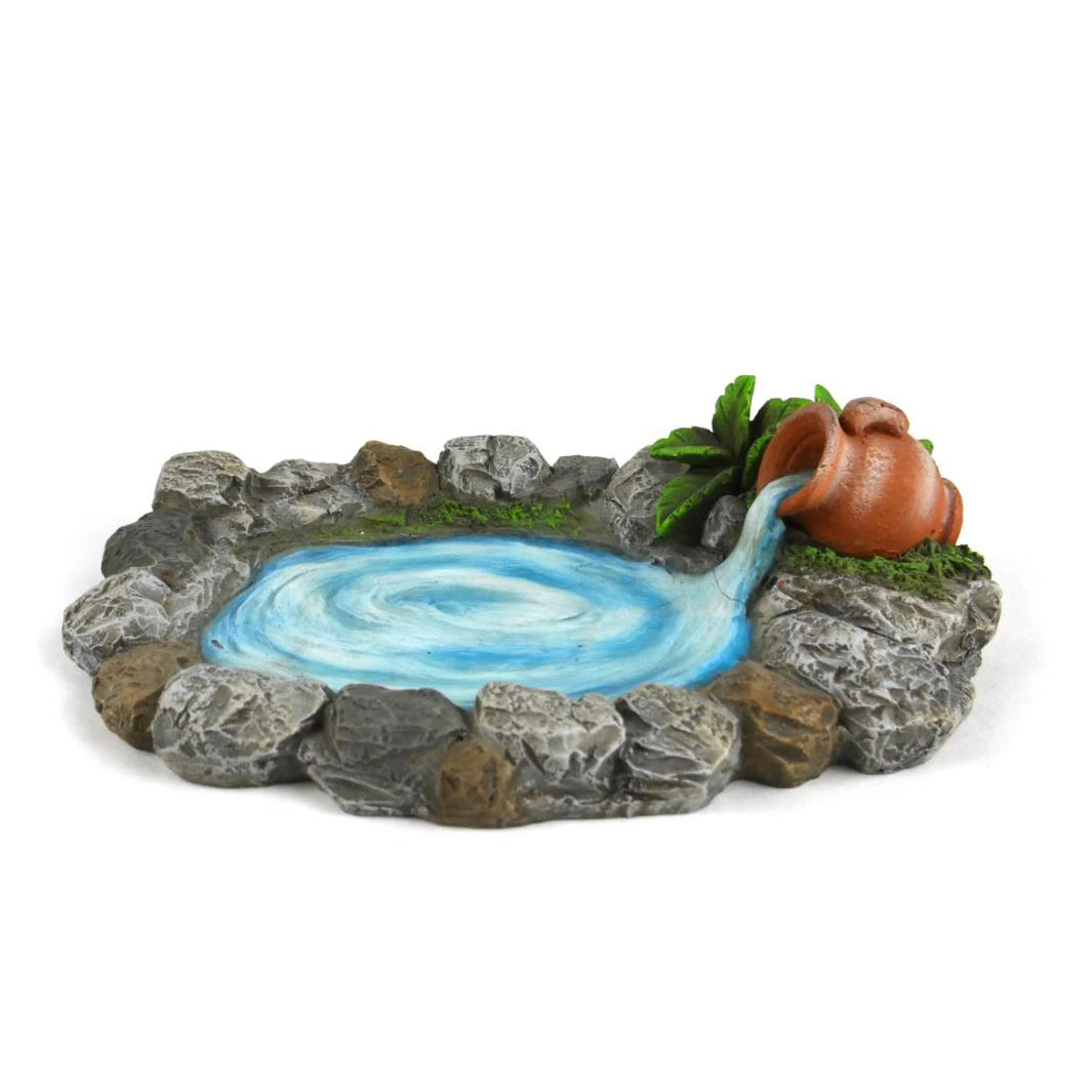Rock Pond with Pot Fountain
