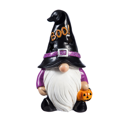 LED Halloween BOO Gnome Tabletop Décor
