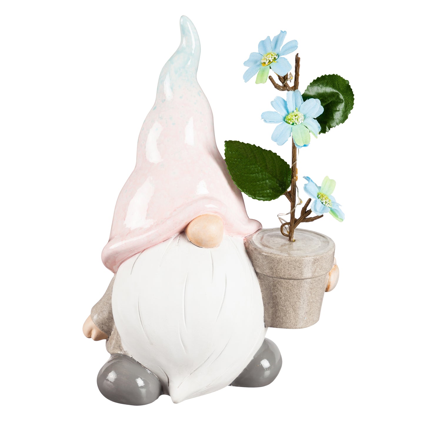 LED Spring Terracotta Gnome