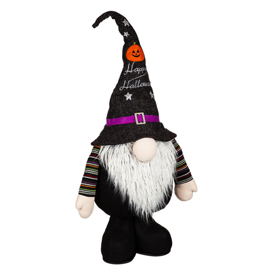 53" Plush LED Halloween Gnome Décor