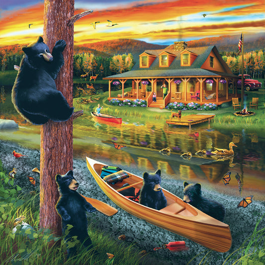 Bear Family Adventure Jigsaw Puzzle - 500 pc