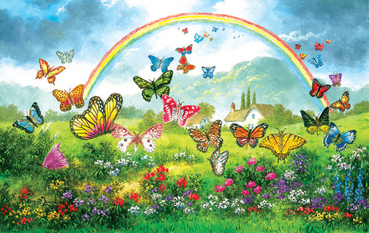 Butterfly Holiday Jigsaw Puzzle - 550 pc