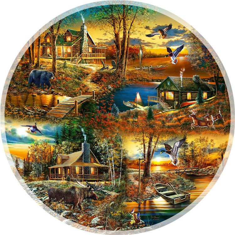 Cabin in the Woods Jigsaw Puzzle - 1000 pc