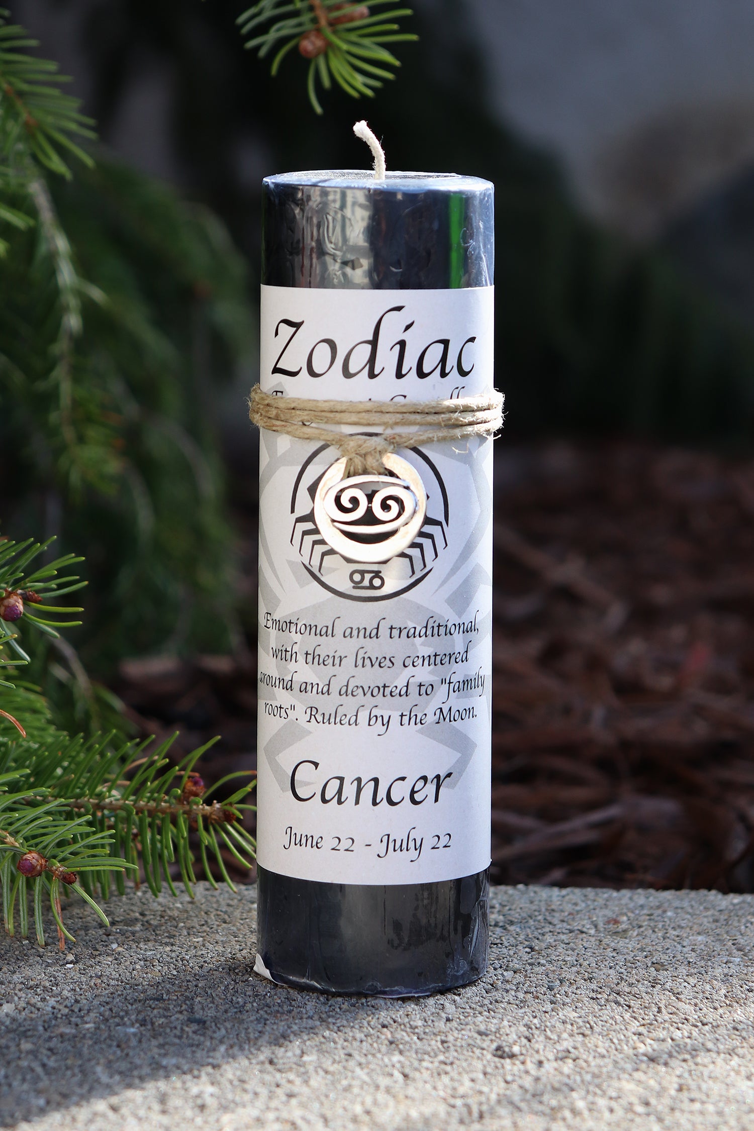 Cancer Zodiac Pendant Candle