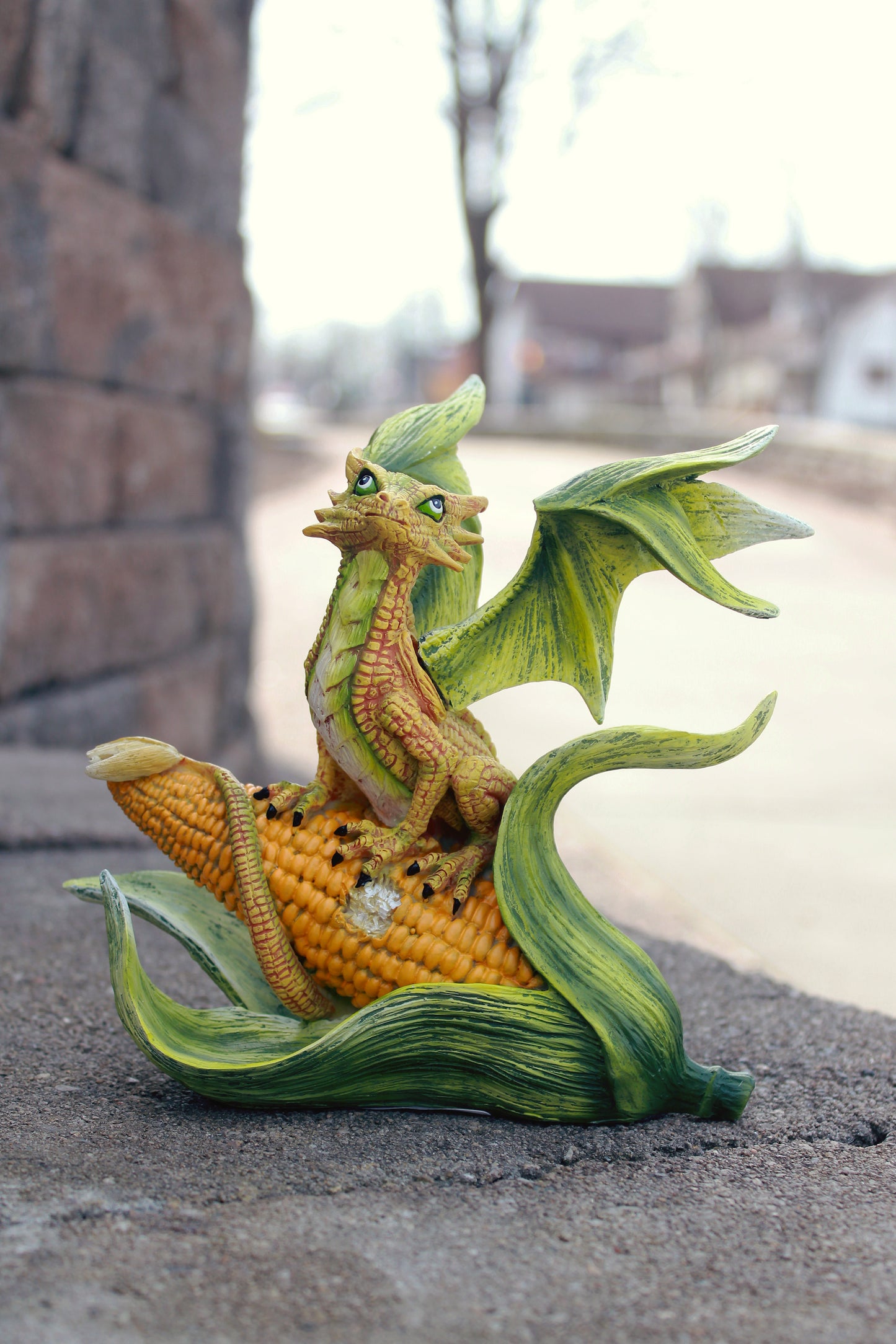 Corn Dragon Figurine