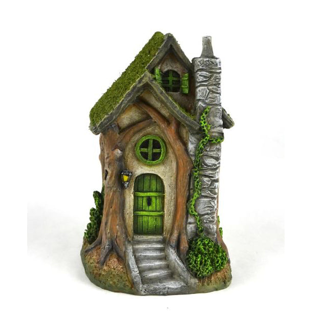 Moss Roof Fairy Garden Cottage