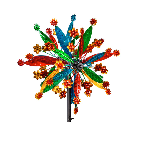 Deluxe Sunflower Blooms Wind Spinner
