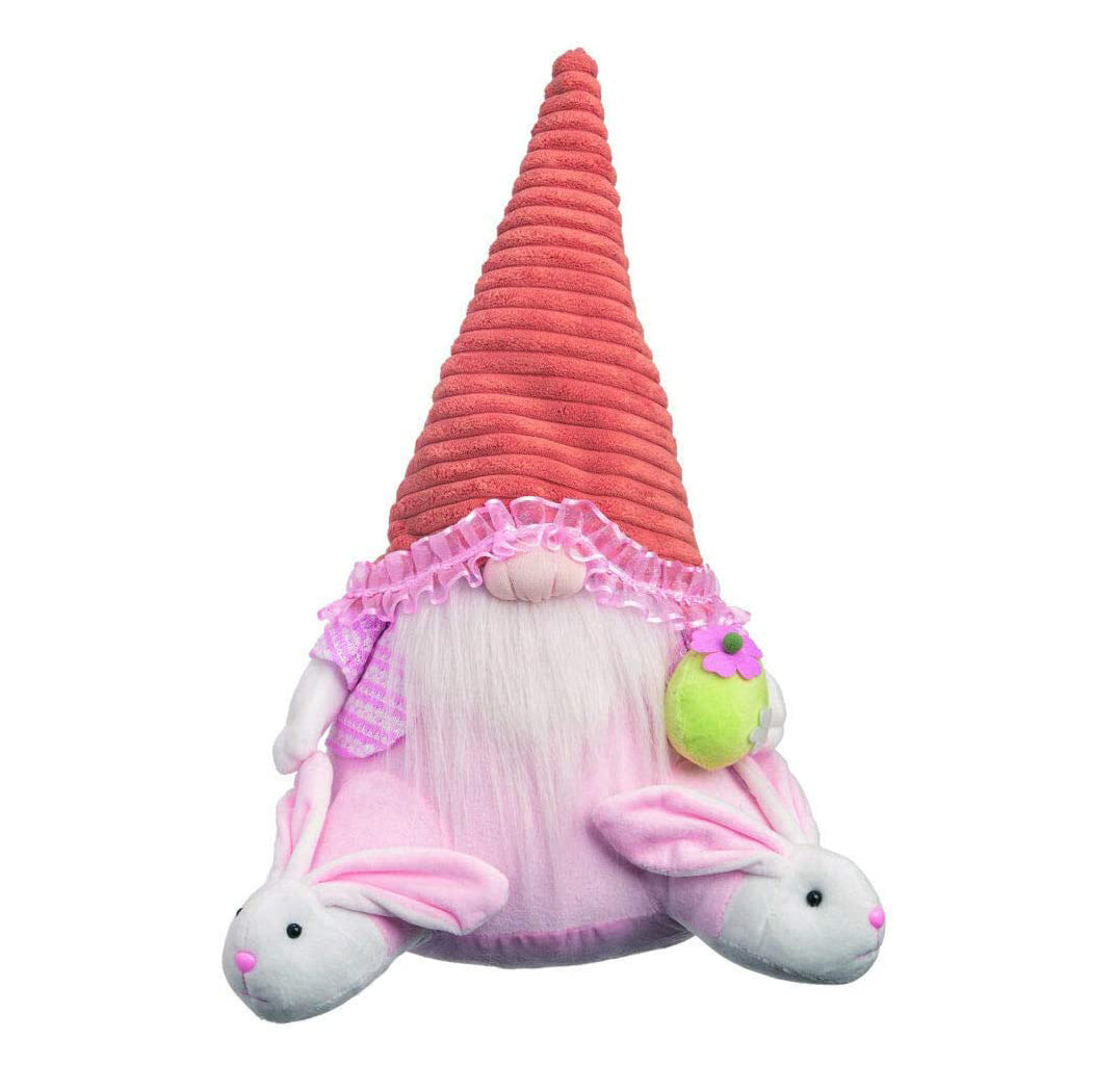 Easter Gnome in Bunny Slippers