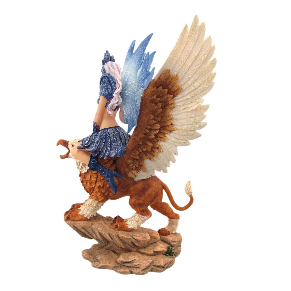 Wind Fairy Riding Griffin Figurine