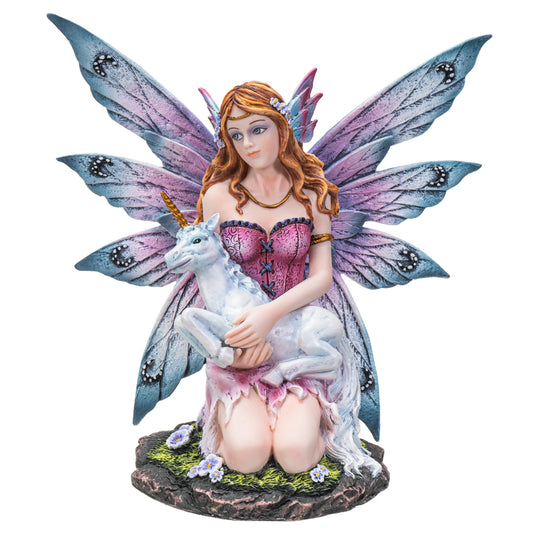 Fairy with Baby Unicron Figurine