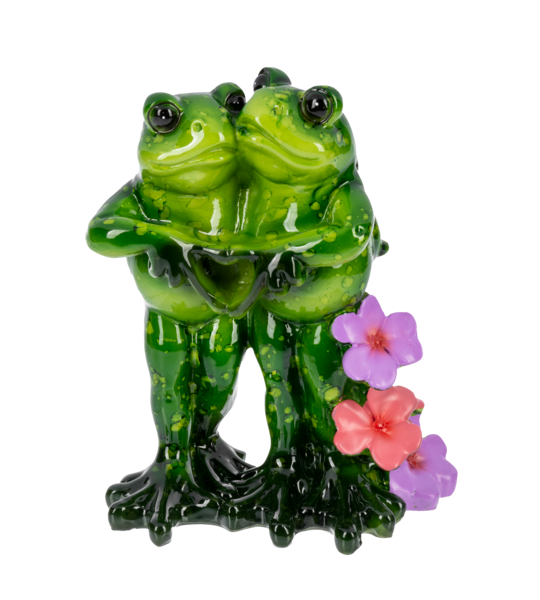 Hand in Heart Frog Figurine