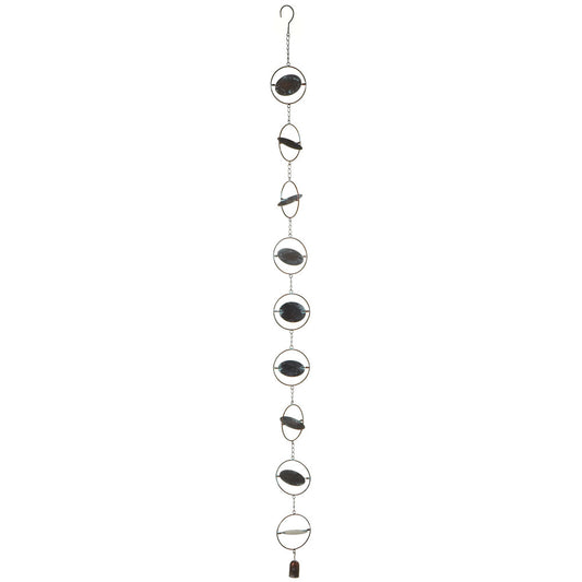Patina Round Kinetic Rain Chain