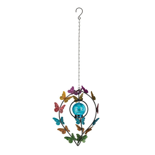 Butterfly Hanging Solar Garden Lantern