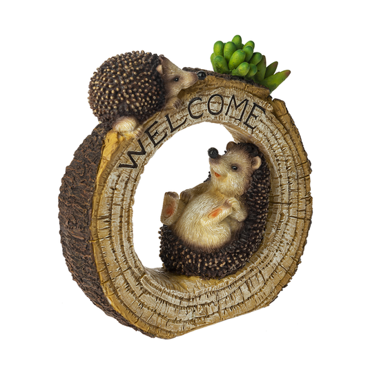 Welcome Hedgehog Figurine
