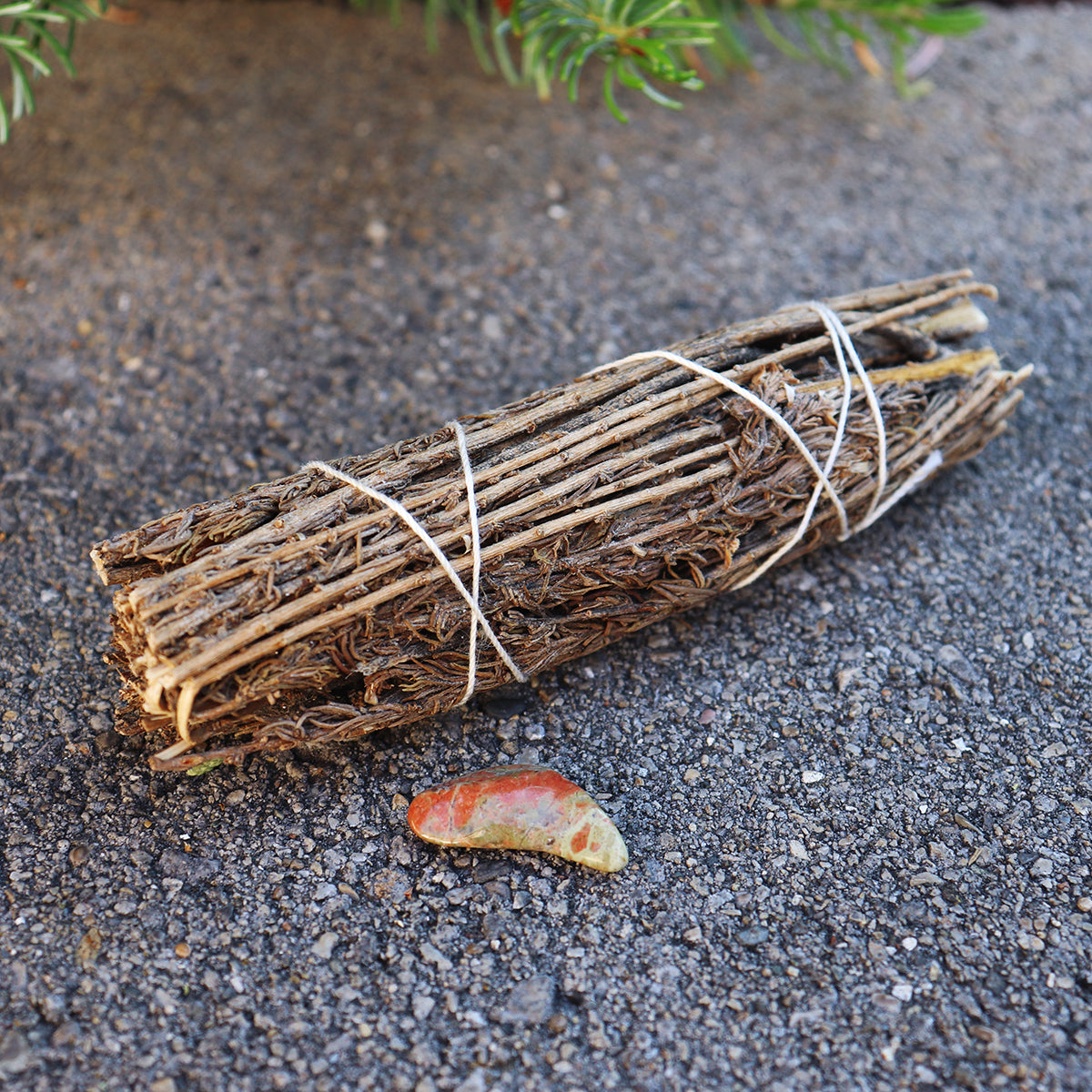 Copal Sage Smudge with Unakite