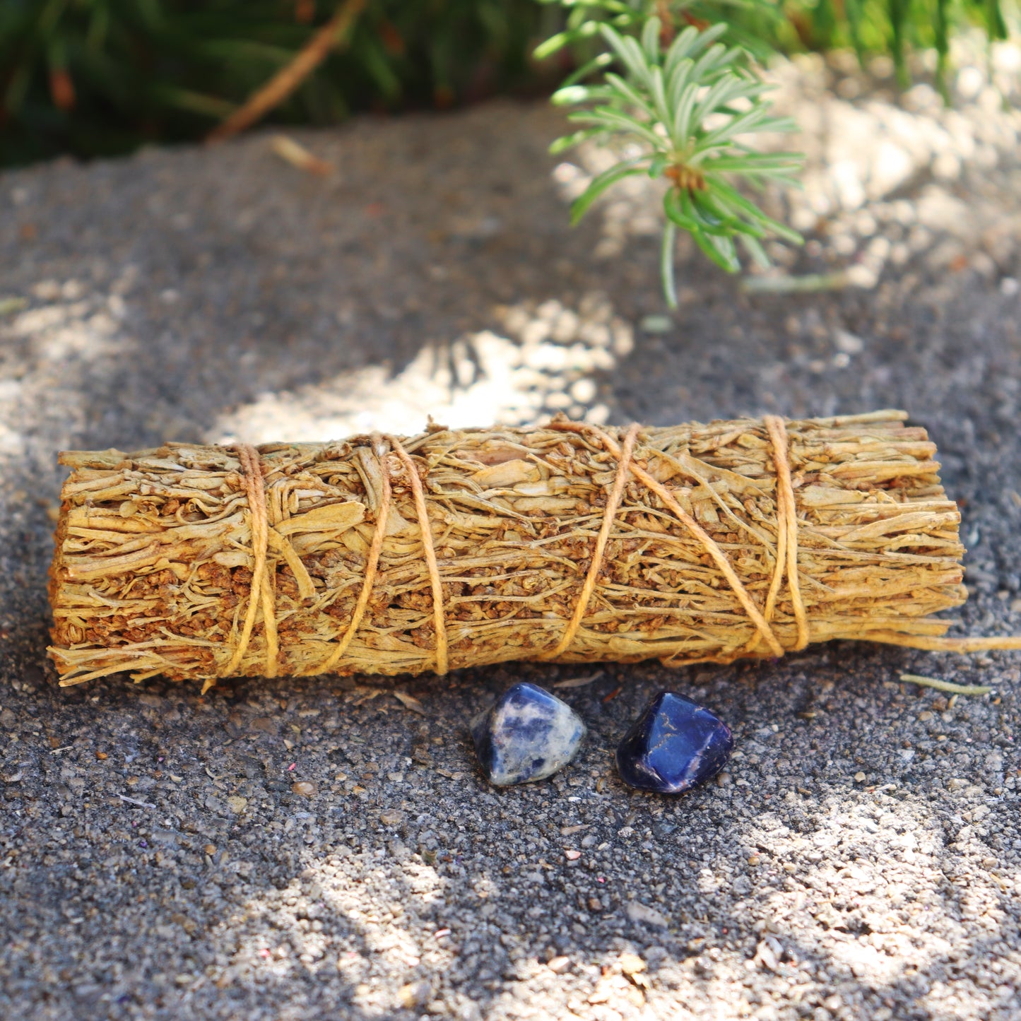 Palo Santo Sage Smudge with Sodalite Stone