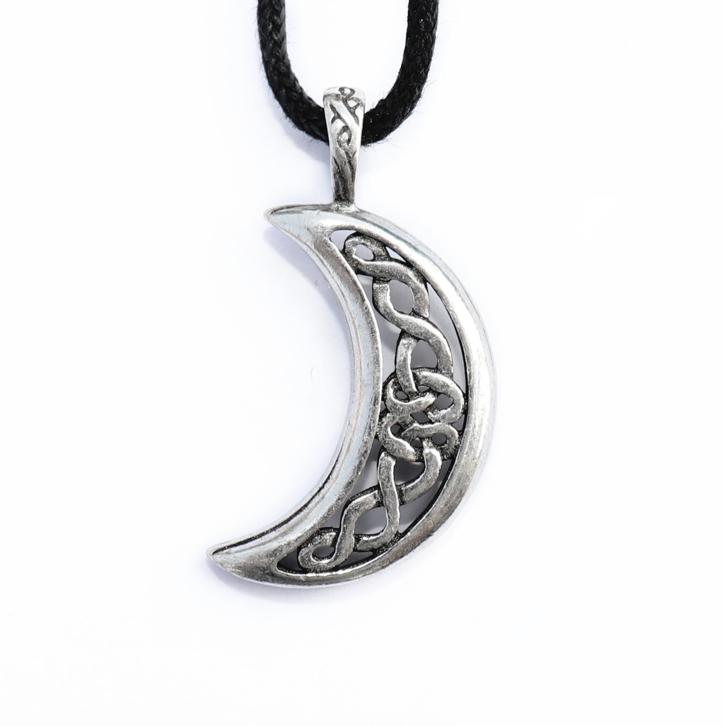 Celestial Pendant Necklace  • Celtic Moon