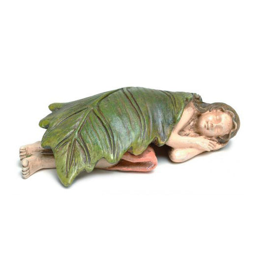 Fairy Sleeping Under Leaf