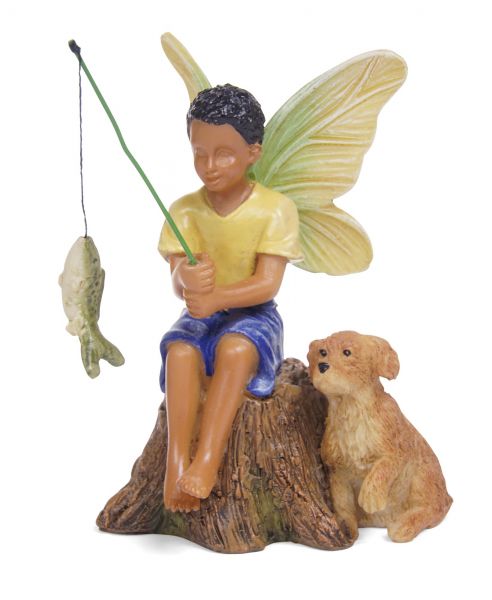 Fairy Boy Catching Dinner