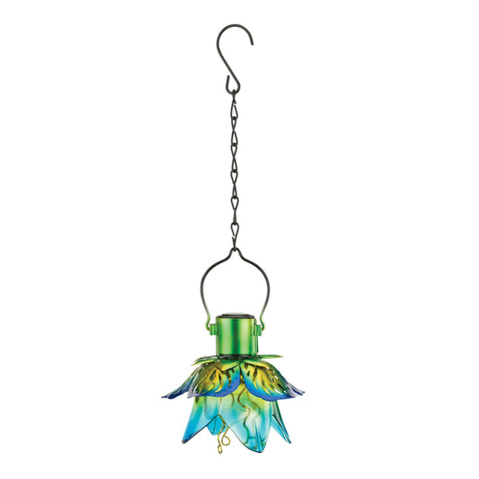 Mini Blue Flower Solar Garden Lantern
