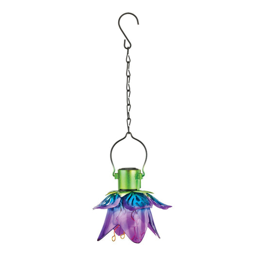 Mini Purple Flower Solar Garden Lantern