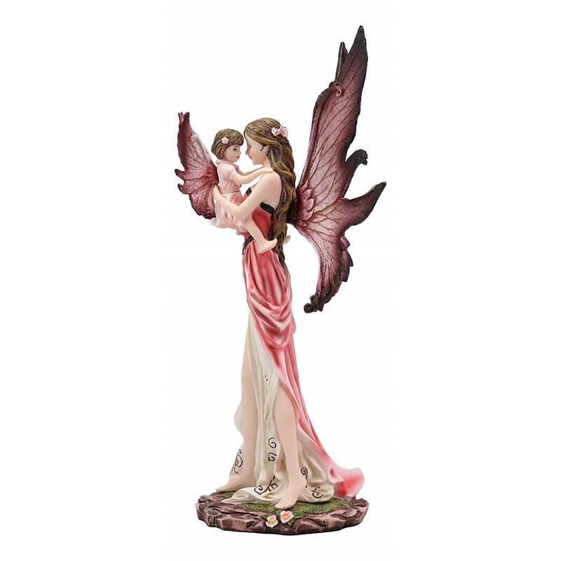 Fairy Mom and Baby Figurine