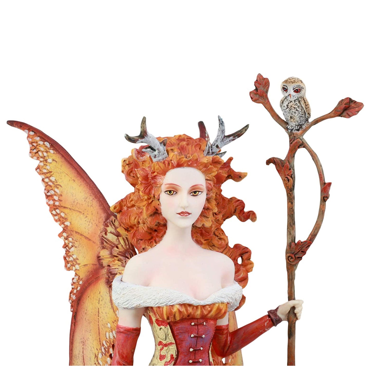 Pumpkin Queen Fairy Figurine