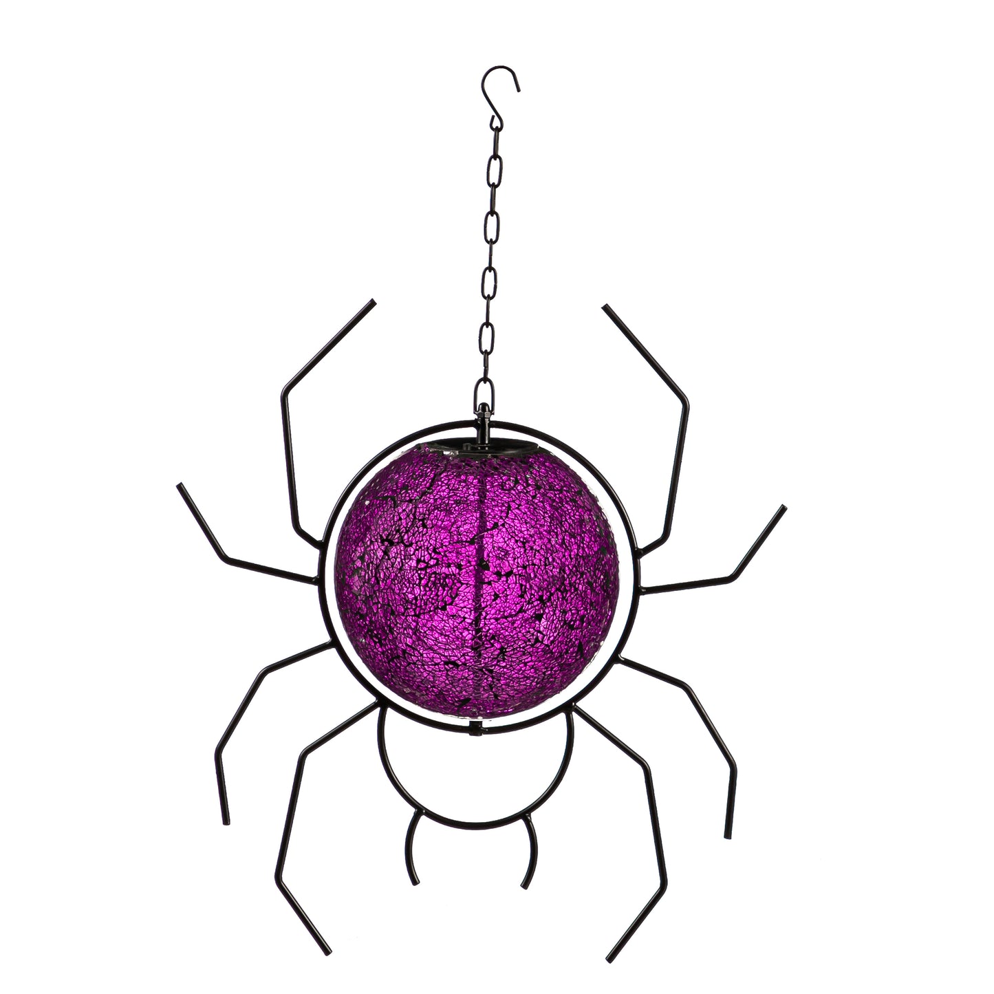 Solar Hanging Mosaic Spider