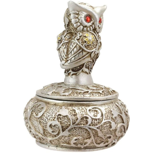 Steampunk Owl Trinket Box
