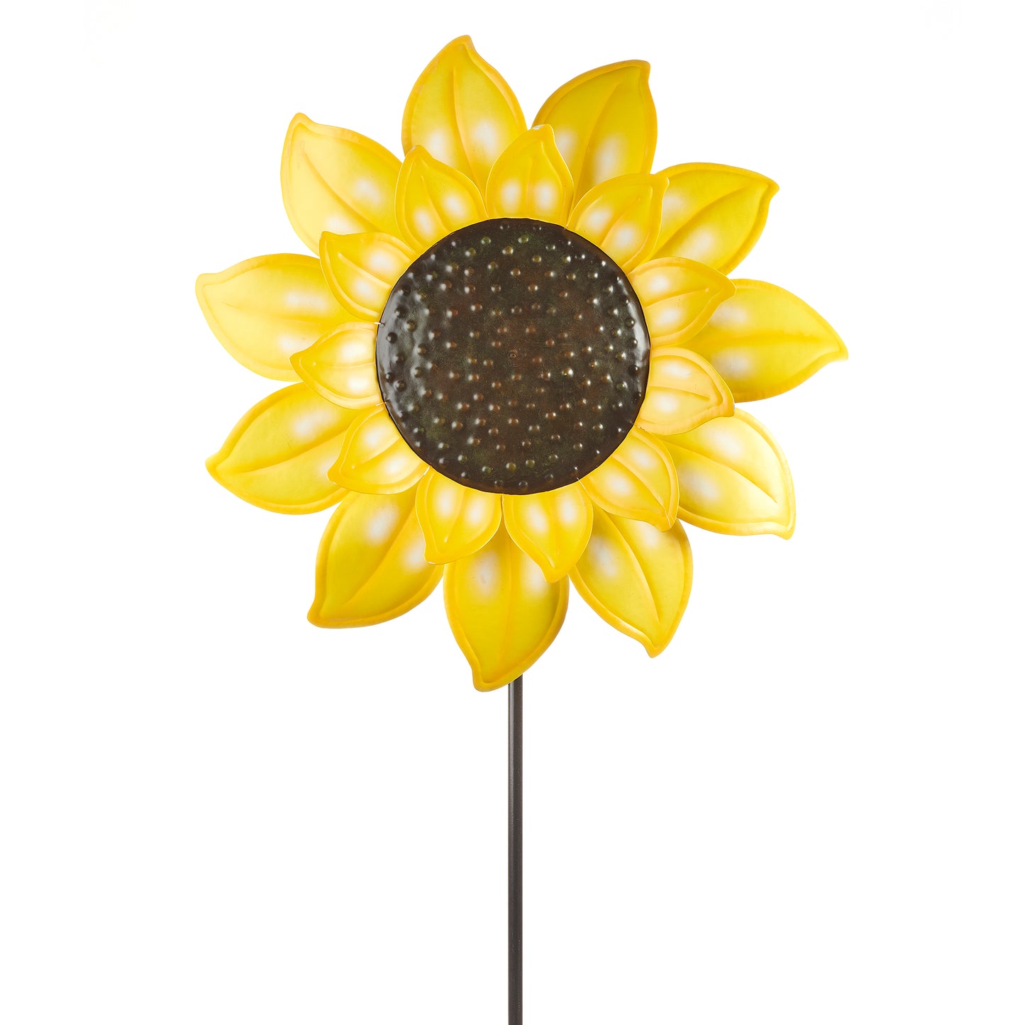 Sunflower Spinner Garden Stake