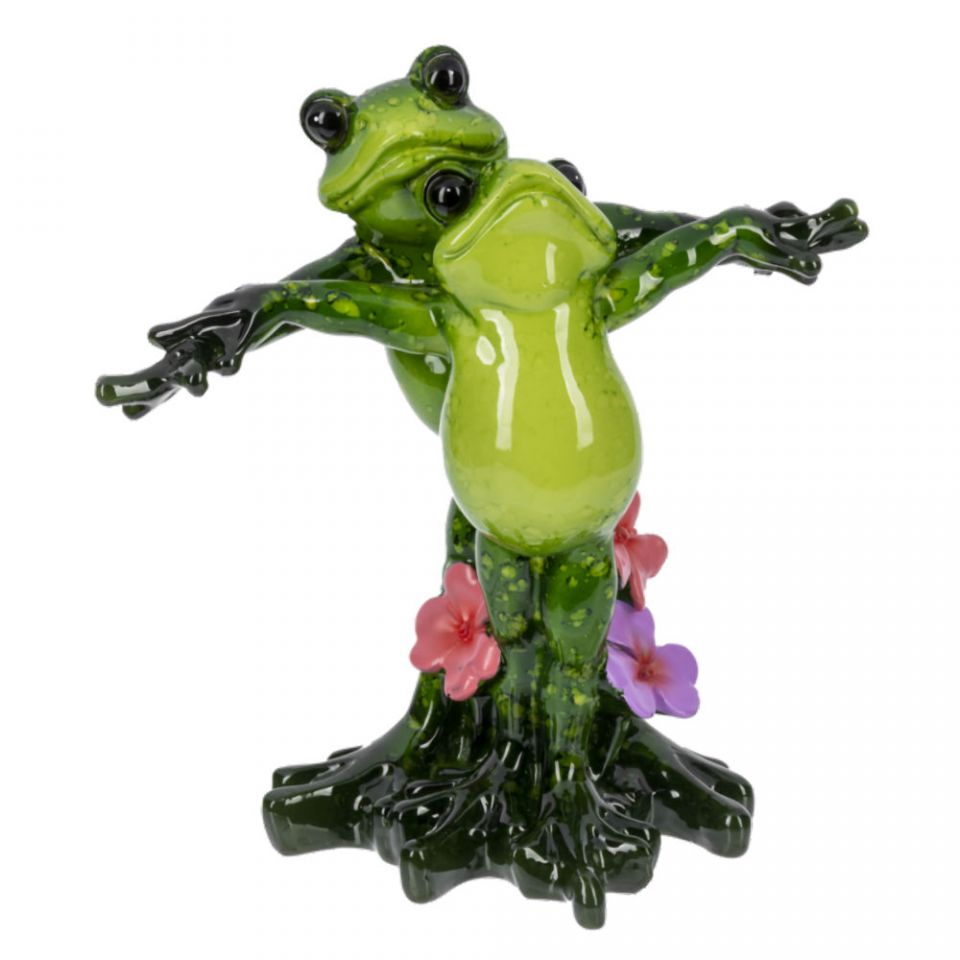 Arms Spread Apart Frog Figurine