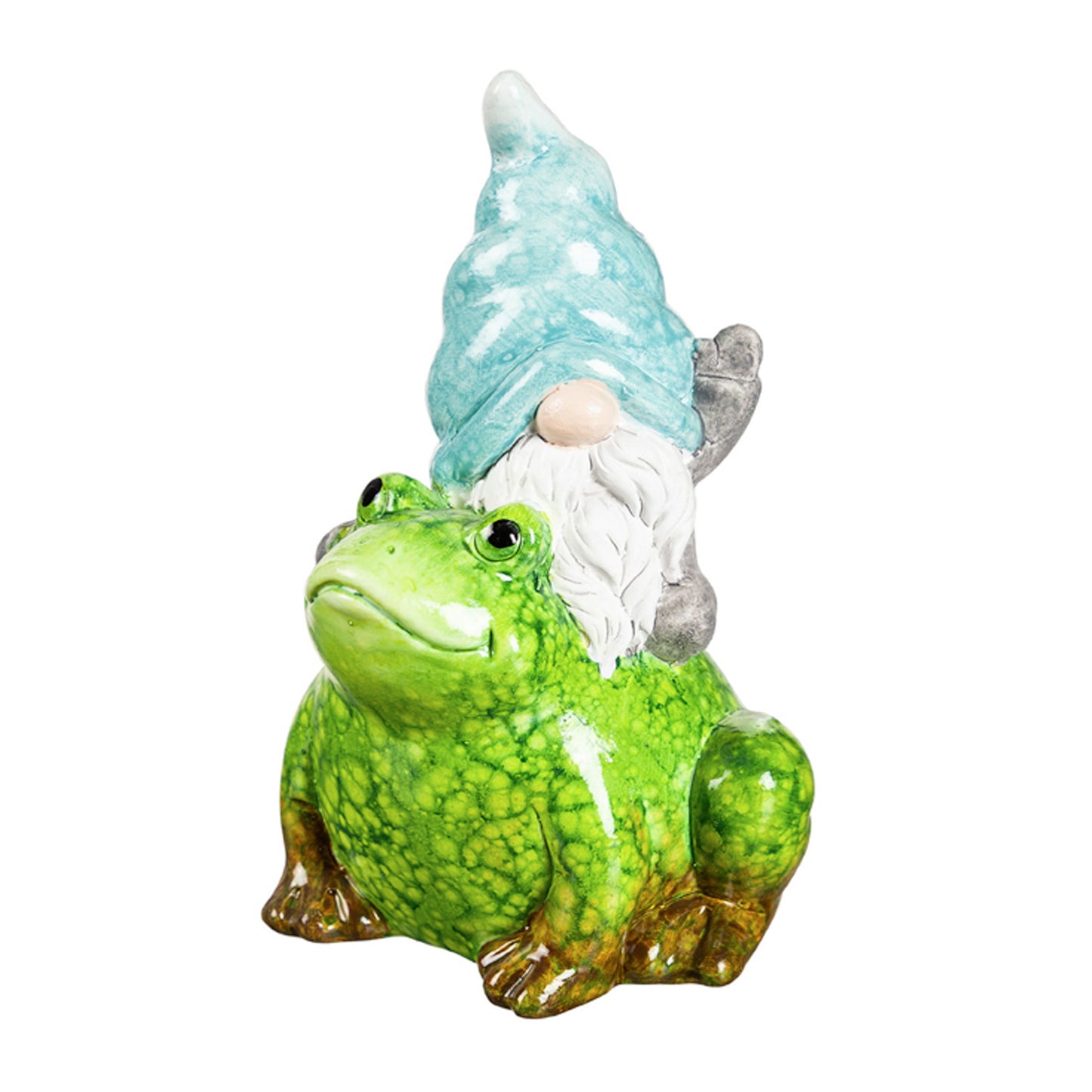 Traveling Friends Garden Gnome - Frog