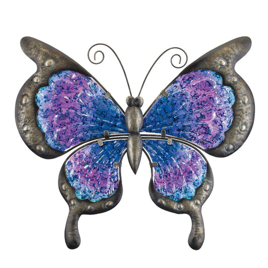 Purple Vintage Butterfly Garden Wall Decor