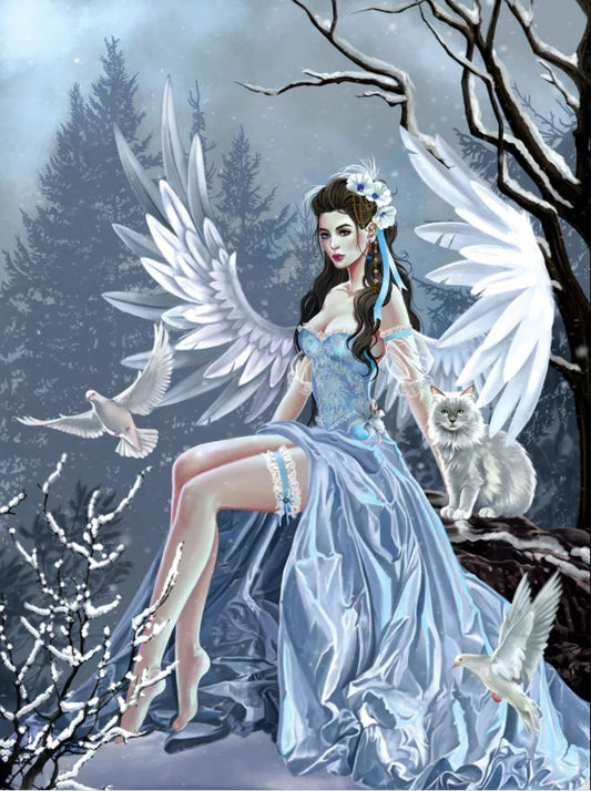 Winter Angel Puzzle