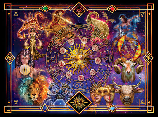 Zodiac Montage Jigsaw Puzzle - 500 pc