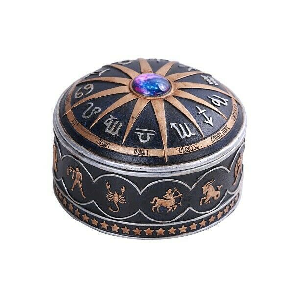 Zodiac Horoscope Trinket Box