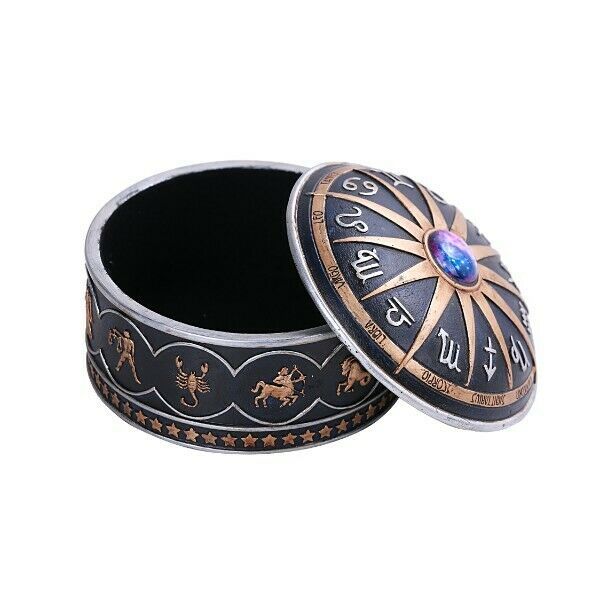 Zodiac Horoscope Trinket Box